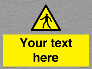 WA10606: Custom Warning: Pedestrians