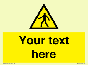 WA10606: Custom Warning: Pedestrians