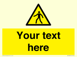 WA10606: Custom Warning: Pedestrians