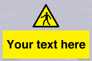 WA10606: Custom Warning: Pedestrians