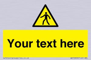 WA10606: Custom Warning: Pedestrians