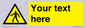WA10606: Custom Warning: Pedestrians
