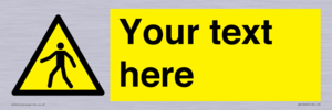 WA10606: Custom Warning: Pedestrians