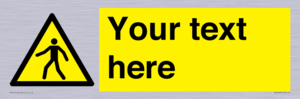 WA10606: Custom Warning: Pedestrians