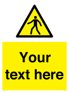 WA10606: Custom Warning: Pedestrians