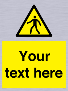 WA10606: Custom Warning: Pedestrians