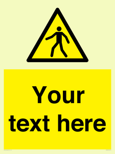 WA10606: Custom Warning: Pedestrians
