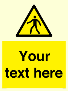 WA10606: Custom Warning: Pedestrians