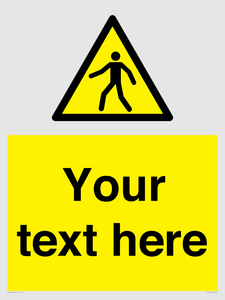 WA10606: Custom Warning: Pedestrians