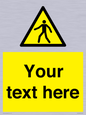 WA10606: Custom Warning: Pedestrians