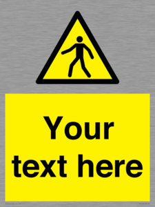 WA10606: Custom Warning: Pedestrians