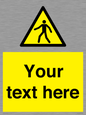 WA10606: Custom Warning: Pedestrians