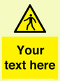 WA10606: Custom Warning: Pedestrians