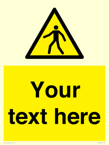 WA10606: Custom Warning: Pedestrians