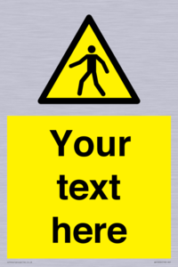 WA10606: Custom Warning: Pedestrians
