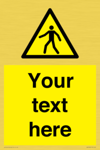 WA10606: Custom Warning: Pedestrians