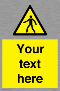 WA10606: Custom Warning: Pedestrians