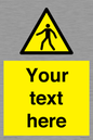 WA10606: Custom Warning: Pedestrians