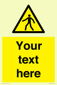 WA10606: Custom Warning: Pedestrians