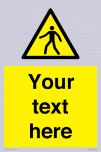 WA10606: Custom Warning: Pedestrians
