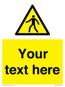 WA10606: Custom Warning: Pedestrians
