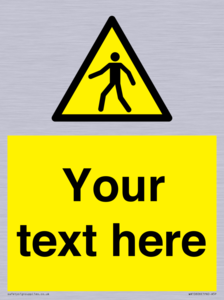 WA10606: Custom Warning: Pedestrians