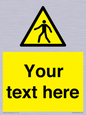 WA10606: Custom Warning: Pedestrians
