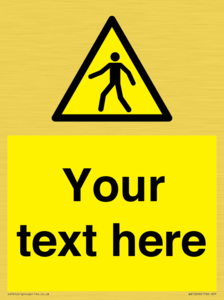WA10606: Custom Warning: Pedestrians