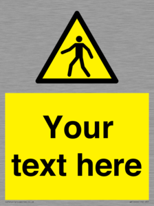 WA10606: Custom Warning: Pedestrians