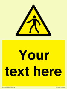 WA10606: Custom Warning: Pedestrians