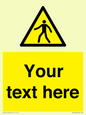 WA10606: Custom Warning: Pedestrians