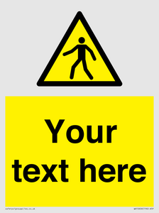 WA10606: Custom Warning: Pedestrians