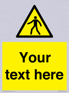 WA10606: Custom Warning: Pedestrians