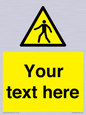 WA10606: Custom Warning: Pedestrians