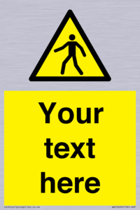 WA10606: Custom Warning: Pedestrians
