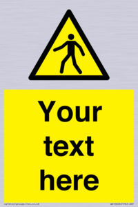 WA10606: Custom Warning: Pedestrians