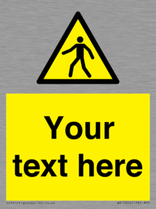 WA10606: Custom Warning: Pedestrians