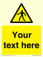 WA10606: Custom Warning: Pedestrians