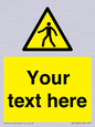 WA10606: Custom Warning: Pedestrians