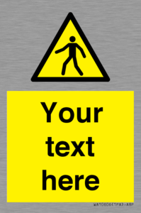 WA10606: Custom Warning: Pedestrians