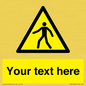 WA10606: Custom Warning: Pedestrians