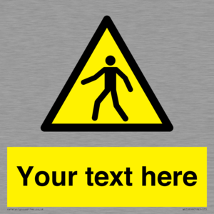 WA10606: Custom Warning: Pedestrians