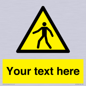 WA10606: Custom Warning: Pedestrians