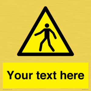 WA10606: Custom Warning: Pedestrians
