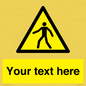 WA10606: Custom Warning: Pedestrians