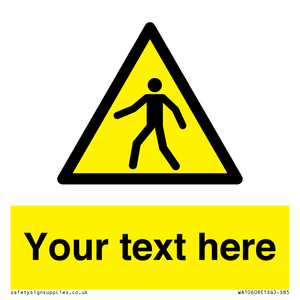 WA10606: Custom Warning: Pedestrians