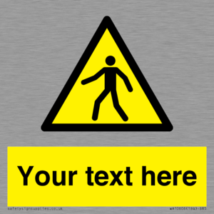 WA10606: Custom Warning: Pedestrians
