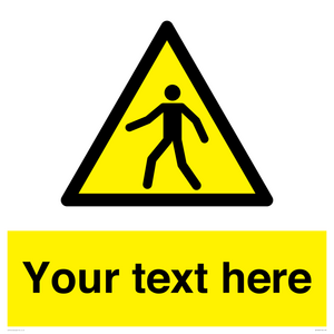 WA10606: Custom Warning: Pedestrians
