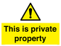 WA10998: This is private property