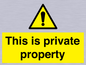 WA10998: This is private property